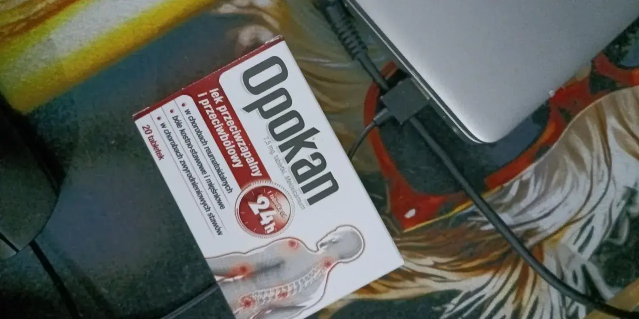 Opokan 30 tabletek - cena. Opakowanie leku przeciwzapalnego i przeciwbólowego Opokan 7,5 mg, 20 tabletek.