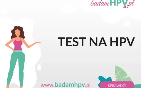 Kobieta zachęca do wykonania testu na HPV. Sprawdź, jak łatwo zrobić go w aptece online badamHPV.pl.